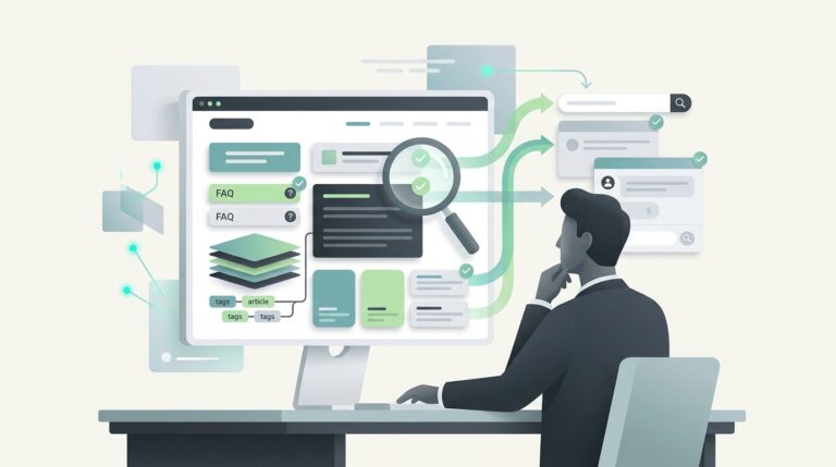 Illustration du GEO et de la visibilité dans les moteurs de recherche IA